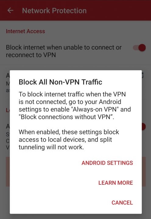 قابلیت Kill Switch در ExpressVPN